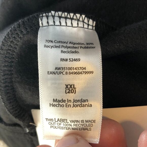 NWT Athletic Works Mens Activewear Pants XXL Black Fleece Straight Sweatpants - Picture 12 of 14